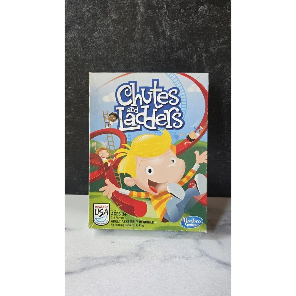 Hasbro Chutes and Ladders Board Game (A47560000) 2013 READ Description
